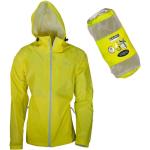 Gelbe Sportliche Wasserdichte 3 in 1 Jacken & Doppeljacken mit Reißverschluss aus Softshell mit Reflektoren für Damen Größe XL Große Größen für den für den Herbst 