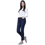 Dunkelblaue Blue Fire Nancy Slim Fit Jeans aus Denim für Damen Größe XS 