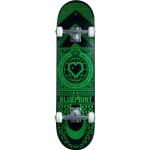 Blueprint Home Heart Skateboard Komplettboard Schwarz/Grün 8'