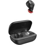 HAMA Bluetooth-Kopfhörer Spirit Chop In-Ear: True Wireless, Schwarz (00184125) – Kabellos, Spritzwassergeschützt, maximale Bewegungsfreiheit