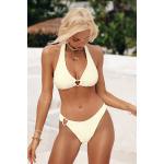 Weiße Cupshe Bikini Hipster aus Polyester für Damen Größe S für den für den Sommer 