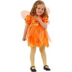 Orange Widmann Blumenfee-Kostüme für Kinder Größe 104 