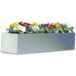 Silberne 80 cm Radius Design Blumenkästen & Pflanzkästen aus Edelstahl 