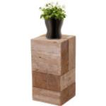 Rustikale Nachhaltige Blumenhocker & Blumentische aus Massivholz Breite 0-50cm, Höhe 50-100cm, Tiefe 0-50cm 