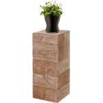 Rustikale Mendler Nachhaltige Blumenhocker & Blumentische matt aus Massivholz Breite 0-50cm, Höhe 50-100cm, Tiefe 0-50cm 