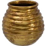 Goldene 35 cm Pflanzkübel & Blumentöpfe 35 cm aus Keramik 