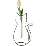 Blumenvase, Vase - Silhouette einer Katze von balvi