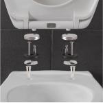 Blumfeldt WC Sitze mit Absenkautomatik & Toilettensitze mit Absenkautomatik rostfrei 