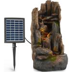 Blumfeldt Mystic Tree Solarbrunnen LED-Beleuchtung Polyresin