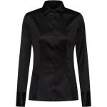 Reduzierte Schwarze Langärmelige HUGO BOSS HUGO Tunika-Blusen aus Polyamid für Damen Übergrößen Große Größen 