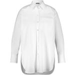 Reduzierte Weiße Langärmelige Gerry Weber Samoon Tunika-Blusen aus Polyamid für Damen Größe L Große Größen 