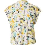 Reduzierte Weiße Blumenmuster s.Oliver Tunika-Blusen für Damen Größe XS Große Größen 