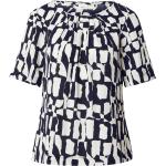Reduzierte Marineblaue s.Oliver BLACK LABEL Tunika-Blusen aus Polyester für Damen Größe S 