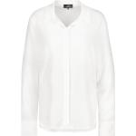 Reduzierte Weiße Langärmelige Monari Tunika-Blusen durchsichtig für Damen Größe M Große Größen 