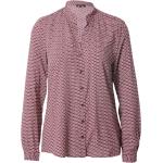 Reduzierte Bordeauxrote Langärmelige MORE & MORE Tunika-Blusen für Damen Größe XL Große Größen 