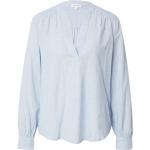 Reduzierte Hellblaue Langärmelige s.Oliver Tunika-Blusen für Damen Größe 3 XL Große Größen 