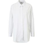Weiße Unifarbene Casual Comma Casual Identity Hemdblusen für Damen Größe M für den für den Frühling 