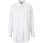 Weiße Unifarbene Casual Comma Casual Identity Hemdblusen für Damen Größe S für den für den Frühling 