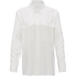 Weiße Langärmelige Opus Nachhaltige Tunika-Blusen für Damen 