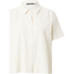 Beige Kurzärmelige Vero Moda Tunika-Blusen für Damen Größe XS 