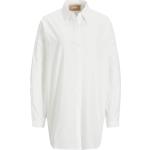 Reduzierte Offwhitefarbene Langärmelige JJXX Tunika-Blusen aus Polyester für Damen Größe XL 