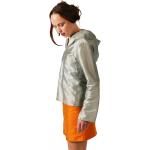 Hellbraune Transparente Blusen & durchsichtige Blusen aus Baumwolle für Damen Größe M 