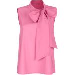 Reduzierte Rosa Unifarbene Kurzärmelige Alba Moda Festliche Blusen für Damen Größe XS 