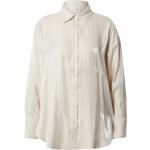 Reduzierte Elfenbeinfarbene Unifarbene Langärmelige Freequent Tunika-Blusen für Damen Größe M 