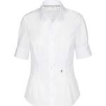 Reduzierte Weiße Halblangärmelige Seidensticker schwarze Rose Nachhaltige Tunika-Blusen für Damen Größe 4 XL Große Größen 