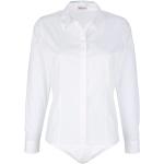 Weiße Unifarbene Casual Langärmelige Alba Moda Langarmblusen für Damen Größe XS für den für den Frühling 