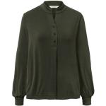 Olivgrüne TCHIBO Nachhaltige Blusenshirts & Schlusen mit Knopf aus Viskose für Damen Größe M 