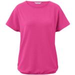 Pinke Kurzärmelige TCHIBO Blusenshirts & Schlusen aus Polyester für Damen Größe S 