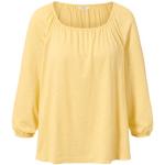Reduzierte Gelbe 3/4-ärmelige TCHIBO Bio Blusenshirts & Schlusen für Damen Größe S 