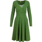 Reduzierte Grüne Blutsgeschwister V-Ausschnitt Wickelkleider aus Jersey für Damen Größe M 