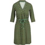 Grüne Halblangärmelige Blutsgeschwister Mini V-Ausschnitt Minikleider & kurze Kleider aus Jersey für Damen Größe L für den für den Sommer 