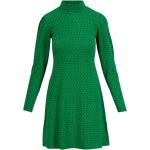 Grüne Langärmelige Blutsgeschwister Mini Stehkragen Minikleider & kurze Kleider für Damen Größe L 