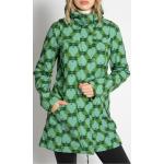 Reduzierte Grüne Wasserdichte Winddichte Blutsgeschwister Regenjacken aus Polyester mit Kapuze für Damen Größe S 