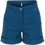 Blaue Blutsgeschwister High Waist Shorts mit Reißverschluss aus Samt für Damen Größe L 