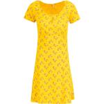 Gelbe Blutsgeschwister Bio Sommerkleider aus Jersey für Damen Größe S für den für den Sommer 