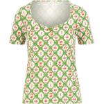 Grüne Kurzärmelige Blutsgeschwister Bio T-Shirts aus Jersey für Damen Größe XL 