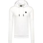 Reduzierte Weiße Sportliche Armani Emporio Armani Herrensweatshirts aus Baumwolle mit Kapuze Größe 3 XL für den für den Sommer 