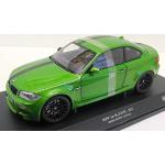 BMW 1er M Coupe, metallic-grün/Dekor, 2011, Modellauto, Fertigmodell, Minichamps 1:18