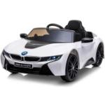 Weiße AsVIVA BMW Merchandise i8 Elektroautos für Kinder 