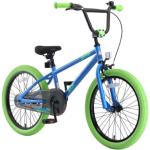 BMX-Rad BIKESTAR Fahrräder Gr. 26 cm, 20 Zoll (50,80 cm), blau (blau, grün) Kinder Alle Fahrräder (14039838-26)