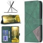 Grüne Samsung Galaxy A15 Hüllen Art: Flip Cases mit Bildern aus Leder stoßfest 
