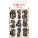 Bo Bunny 10105030 Countdown-Stempel, 10,2 x 15,2 cm, hellgrau