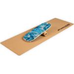 BoarderKING Indoorboard Flow Balance Board + Matte + Rolle Holz / Kork