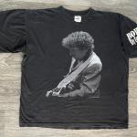 Bob Dylan Shirt 1994 Vintage Never Ending Tour Schwarz Weiß Große Grafik Band Musik Tshirt Cronies Usa Xl