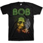Bob Marley T-Shirt Smoking Da Erb Black XL