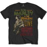 Bob Marley T-Shirt Unisex Rastaman Vibration Tour 1976 XL Schwarz